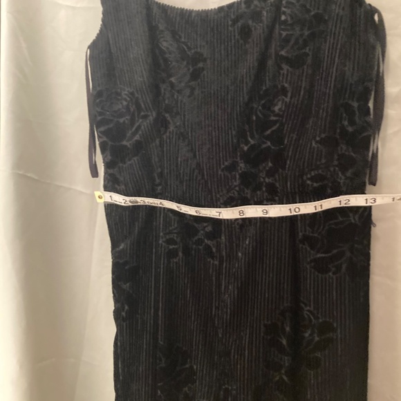 Jumpsuit Moulinette Soeurs by Anthropologie Noir Black Velvet Burnout Size 0 - Picture 12 of 16